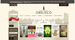 Desktop Screenshot of edicionesobelisco.com
